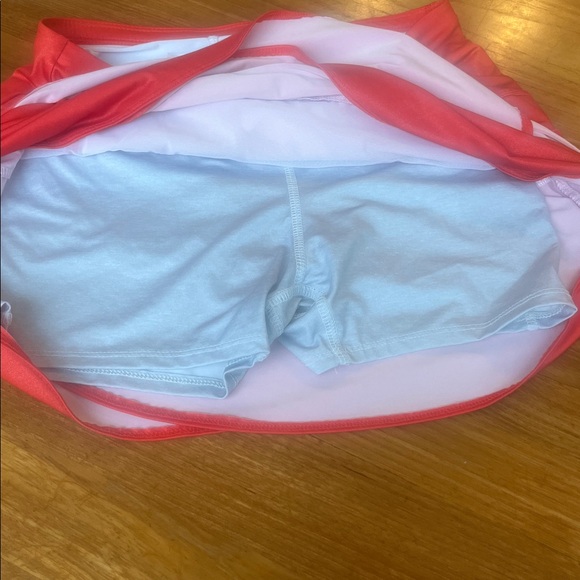 Lucky in Love tangerine pleated tennis skirt - Picture 3 of 4